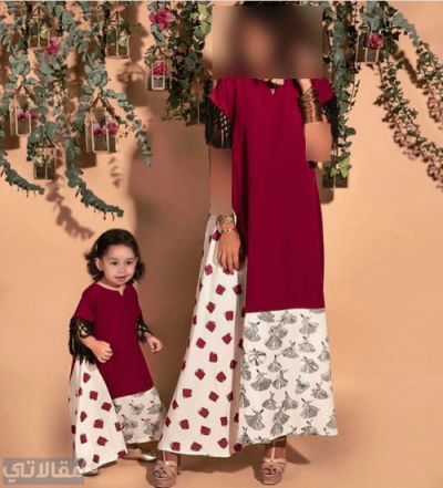 فستان رمضان الام وابنتها 2023