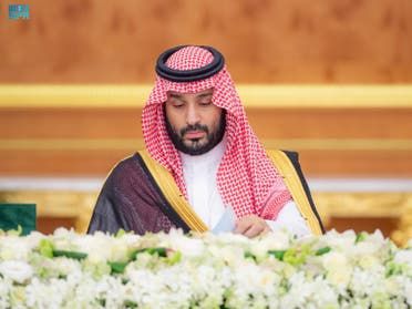 الأمير محمد بن سلمان خلال مجلس الوزراء