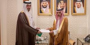 اخبار السعودية - خادم الحرمين يتلقى رسالة خطية من أمير قطر