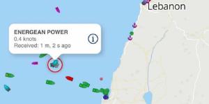 اخر اخبار لبنان  : سفينة “ENERGEAN POWER” تدخل كاريش وتتجاوز الخط 29!