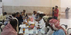 فريق الحوار الوطني الجنوبي يلتقي قيادات الحزب الاشتراكي في محافظة المهرة