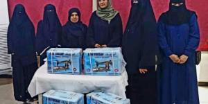 توزيع مكائن خياطة للنساء المتعففات في العاصمة عدن