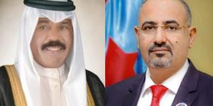 الرئيس الزُبيدي يهنئ أمير الكويت بذكرى توليه الحكم