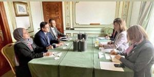 بن مبارك يبحث مع وزيرة خارجية سلوفينيا سبل تعزيز وتطوير العلاقات الثنائية