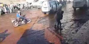 اخبار اليمن | اول توضيح حول حادثة انقلاب قاطرة عسل في إب