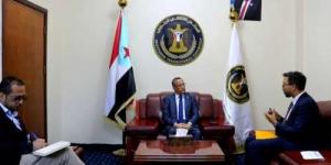 الخُبجي يستقبل مدير مكتب المبعوث الأممي بالعاصمة عدن