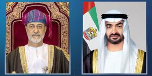رئيس الدولة وسلطان عمان يبحثان تعزيز العلاقات الأخوية والتطورات في المنطقة