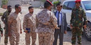 النائب البحسني يتفقد عدد من الوحدات العسكرية والأمنية بساحل حضرموت