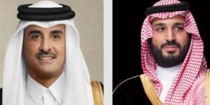 ولي العهد السعودي وأمير قطر يؤكدان بذل الجهود لتجنيب المنطقة مخاطر التصعيد