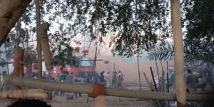 اخبار اليمن | إخماد حريق كبير نشب في إحدى المزارع بمحافظة حضرموت (شاهد)