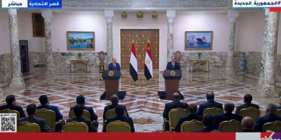 السيسي: مصر لن تدخر جهدا في مساعدة اليمن