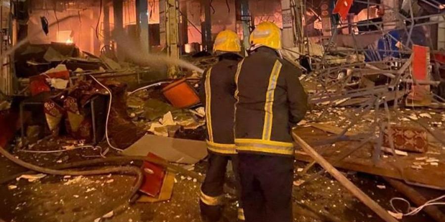 اخبار السعودية - اندلاع حريق في مطعم بالرياض.. والدفاع المدني يتدخل