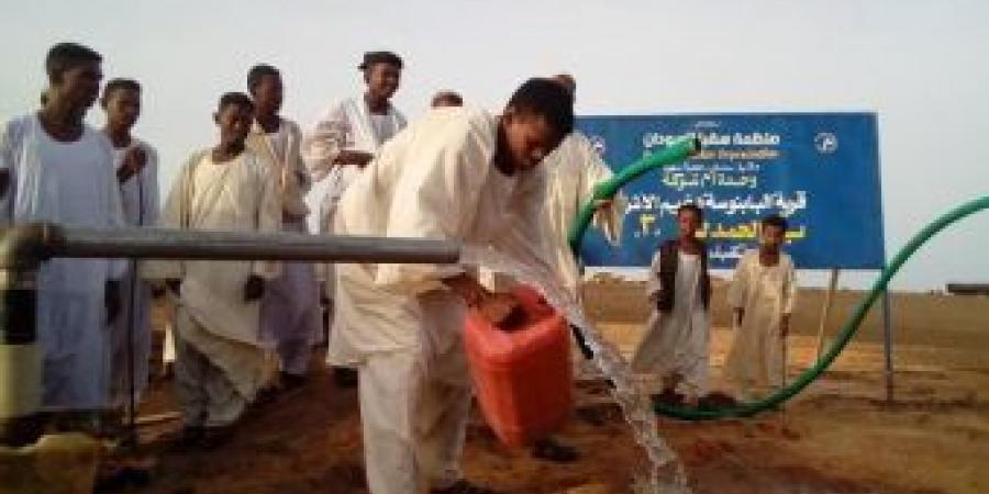 اخبار الإقتصاد السوداني - سقيا السودان تدشن محطة مياه قرية البابنوسه دغيم بسنجة .