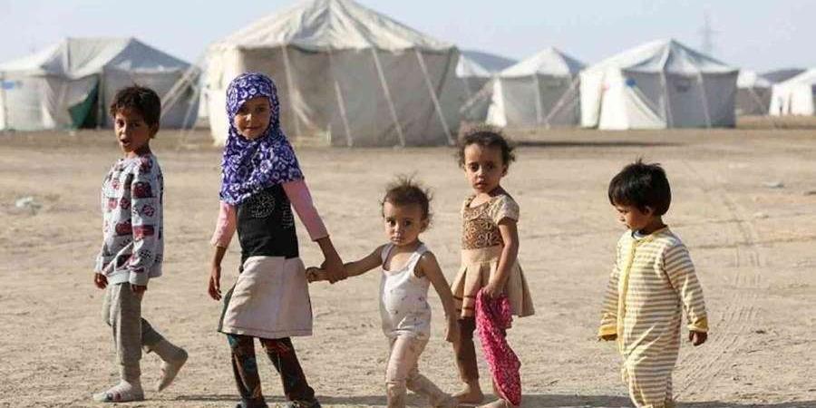 مفوضية اللاجئين: 77% من النازحين في اليمن نساء وأطفال