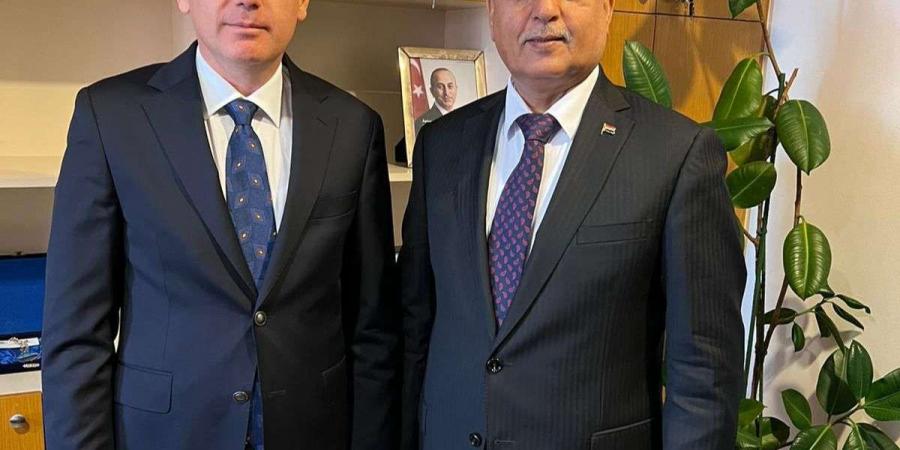 السفير طريق يبحث مع مسؤول تركي سبل تعزيز وتطوير العلاقات الثنائية