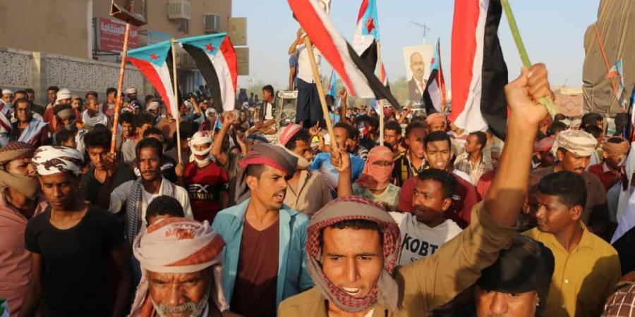 مسيرة حاشدة في القطن تطالب برحيل قوات المنطقة العسكرية الأولى من وادي حضرموت