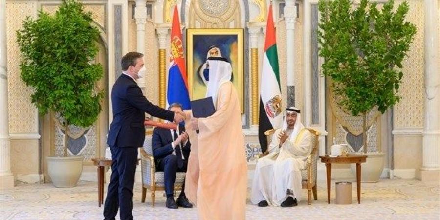 اخبار الامارات - رئيس الدولة والرئيس الصربي يشهدان إعلان شراكة استراتيجية شاملة