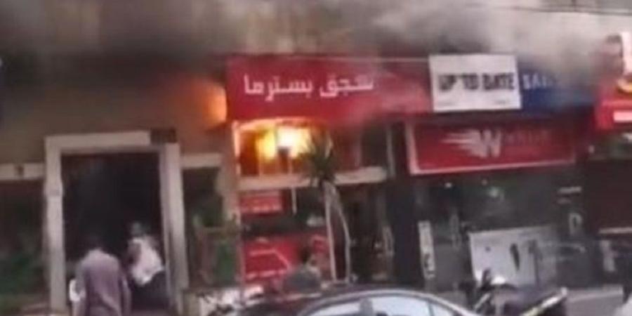 اخر اخبار لبنان  : إخماد حريق في معمل لتصنيع البطاطا في الناعمة
