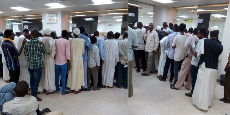 اخبار الإقتصاد السوداني - ازدحام غير مسبوق ببنك الخرطوم وتعطل في التطبيقات