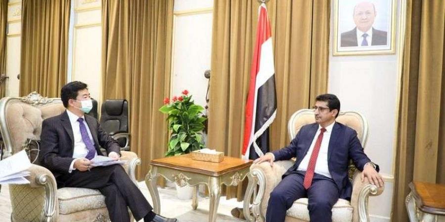 وكيل وزارة الخارجية يستقبل القائم باعمال السفارة الصينية لدى اليمن