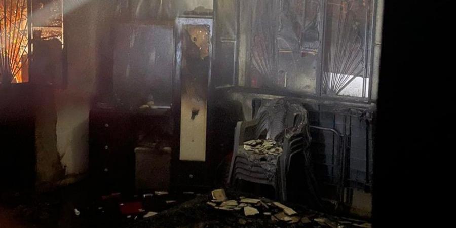 اخبار لبنان : حريق داخل منزل في عكّار (صور)