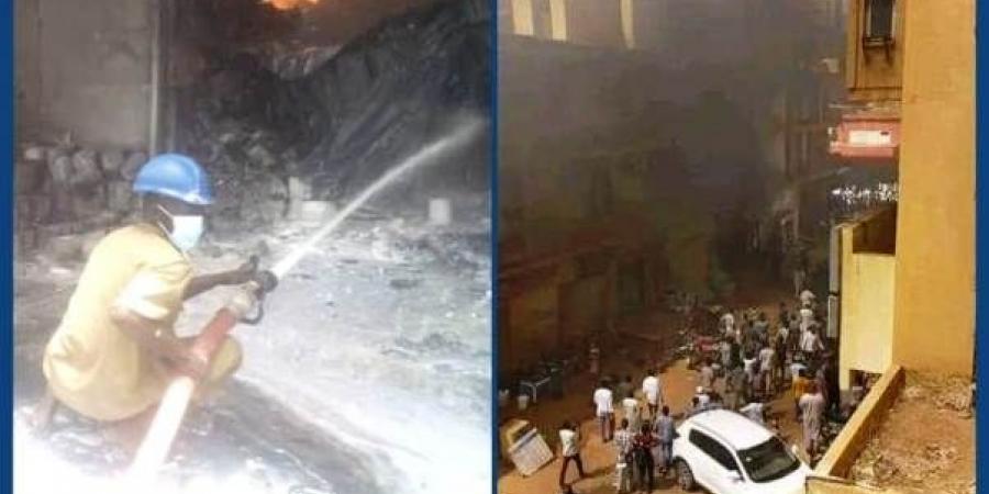 اخبار السودان الان - احتواء حريق كبير بوسط الخرطوم