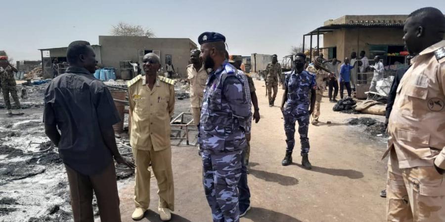 اخبار السودان الان - السودان..حريق هائل بمنجم"الظلطاية"