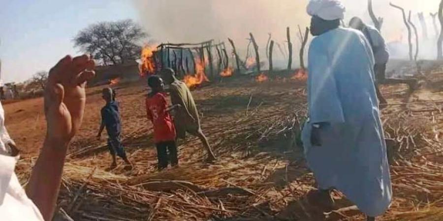 اخبار السودان الان - حرائق مجهولة تلتهم مئات المنازل وتثير الرعب في قرية بدارفور