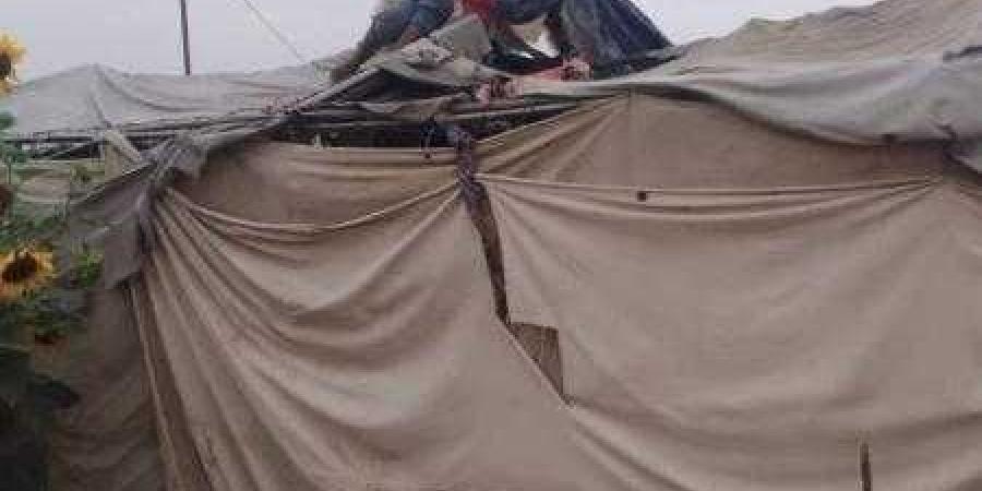 اخبار اليمن | الأمطار الغزيرة تدمر مأوي وممتلكات 269 أسرة نازحة باليمن