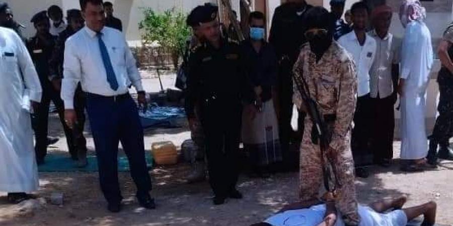 تنفيذ حكم الإعدام بحق مدان بالقتل بمدينة سيؤن في محافظة حضرموت