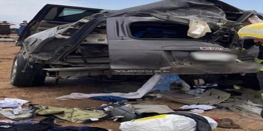 اخبار السعودية - صور.. وفاة 6 أشقاء وإصابة الوالدين و 3 آخرين إثر حادث مفجع على طريق الطائف